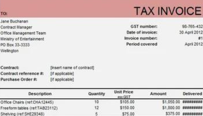 What is a Sales Tax Invoice
