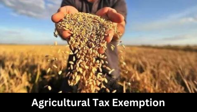 Agricultural Tax Exemption