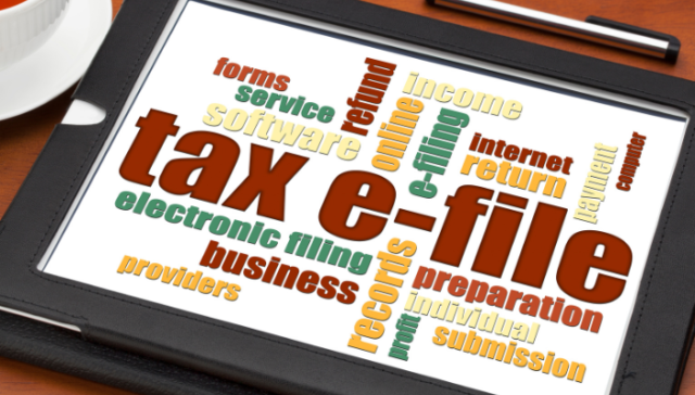 E Filing of Return