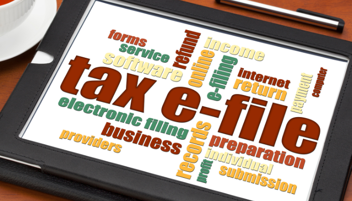 E Filing of Return