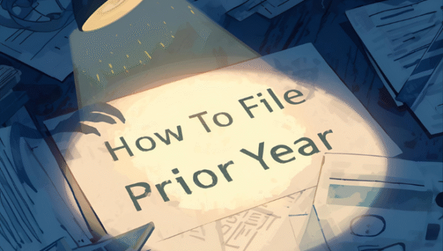 How to File Prior Year Taxes